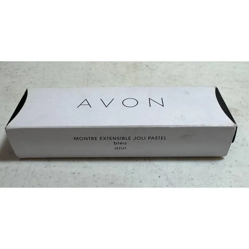 Avon 2014 Pretty Pastel Expansion Watch Blue New in Box Untested Fashion Jewelry